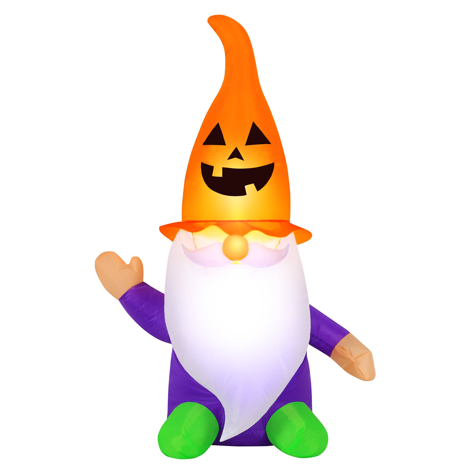 3.5ft. Inflatable Halloween Light Up Gnome